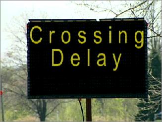 delay crossing sign delay crossing sign